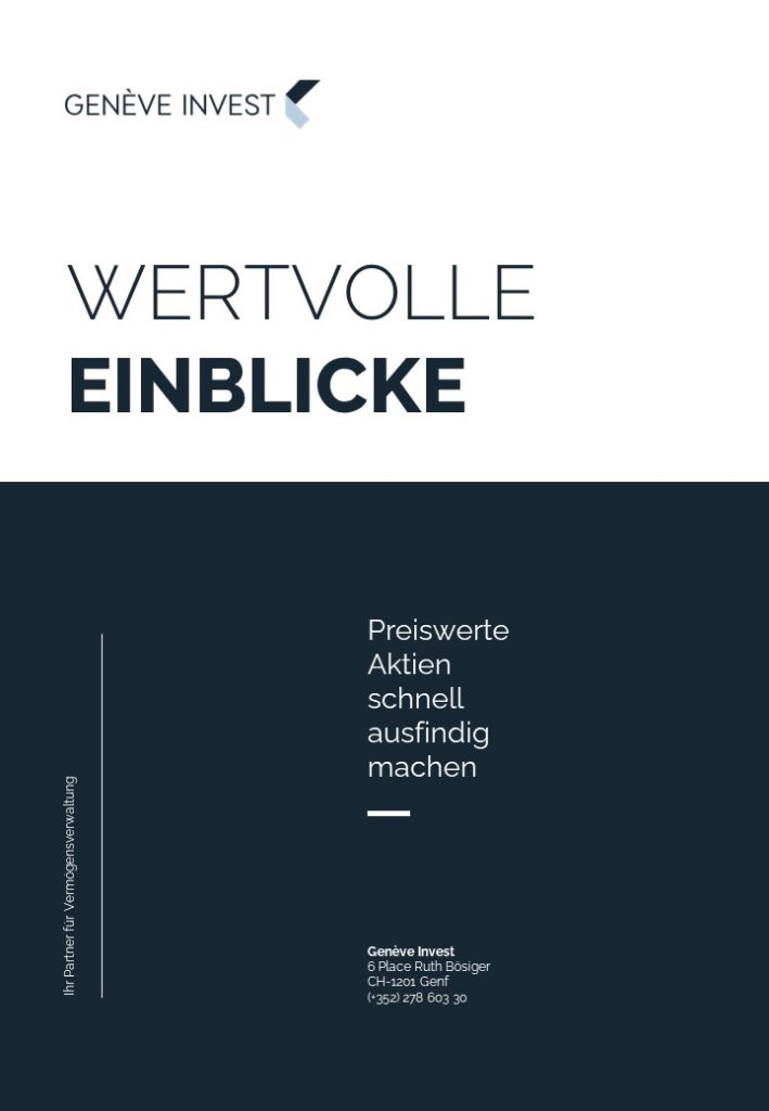 Preiswerte Aktien ausfindig machen